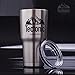 Tectonic 30 ounce Stainless Steel Tumbler with Lid, Double Wall Vacuum Insulated
