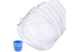 6Pcs Paint Strainer Bag, Paint Strainer Bags for Use with Paint Sprayers, Bucket Elastic Opening Strainer Bags for 5 Gallon B