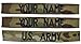 Custom Multicam / Scorpion / OCP Name Tape 3 piece set US Army USAF Sew On