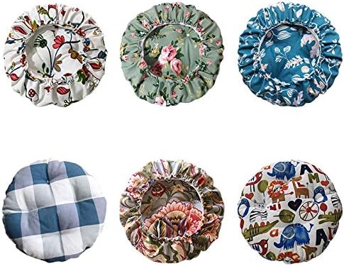 Tinton Life 14 Padded Round Bar Stool Cover Cushion With Elastic Fabric Round Chair Seat Cushion For Wooden Metal Stools Blue Stool Covers Home Kitchen Rapidinfrastruktur Com