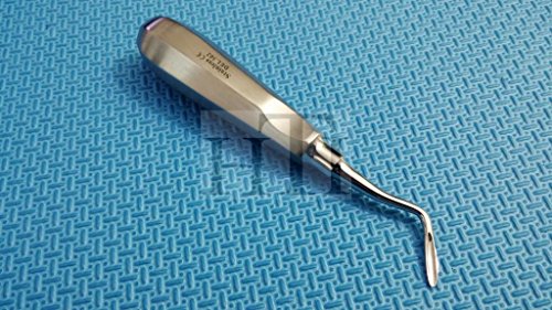 SET OF 3 FRENCH STEEL DENTAL APICAL ROOT TIP ELEVATORS RIGHT+LEFT + STRAIGHT ( HTI BRAND)