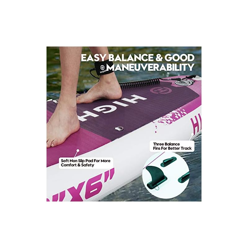 Highpi Inflatable Stand Up Paddle Board 10’6”/11′ Premium SUP W