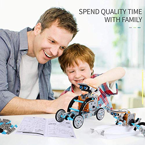 Lucky Doug 12in1 STEM Solar Robot Kit Toys Gifts for Kids 8 9 10 11