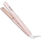 ABNER Mini Flat Iron 0.7 Inch Ceramic Hair Straightener, Small Flat Irons for Short Hair, Curls, Bangs - Adjustable Temperature, Travel-Size, Auto Shut Off, Dual Voltage for Women, Men