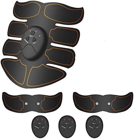 Power Abs Simulator Portable Ultimate Abs Stimulator Abdominal Muscle Toner Unisex Massage Toning Belt for Abdomen/Arm/Leg Training