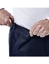 Haggar Big-Tall Premium - Pantalón de corte clásico, sin hierro, para hombre