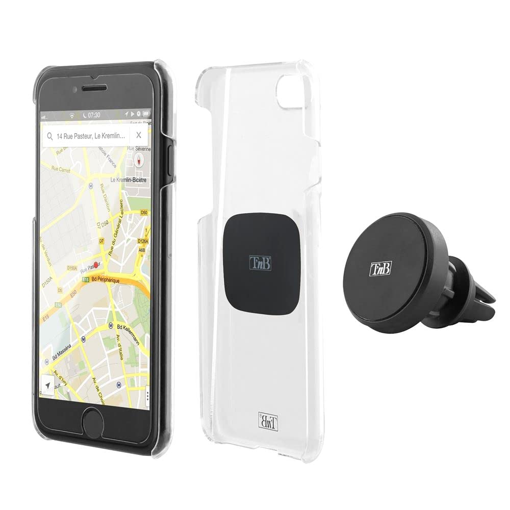 T 'nB Rotating Magnetic Holder for Ventilation Grille for Smartphone Black