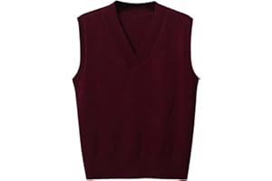 Women's V Neck Ribbed Sweater Vest Casual Plain Knitted Jumper Vests 2024 Trendy Sweaters Cute Preppy Clothes