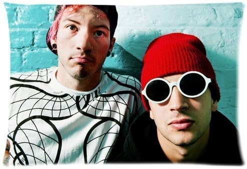 Comfort Home Style Custom Twenty One Pilots Pattern Design Zippered Pillow Case Cover Two Sides 20"x26"