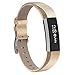 Henoda Replacemnt Leather Bands Compatible with Fitbit Alta/Fitbit Alta HR, Classic Genuine Leather Wristband, Small Large, No Tracker