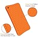 Fintie Silicone Case for Amazon All-New Fire HD 8 - [Honey Comb Series] Light Weight [Anti Slip] Shock Proof Silicone Protective Cover [Kids Friendly] for Fire HD 8 Tablet (2016 6th Gen Only), Orange