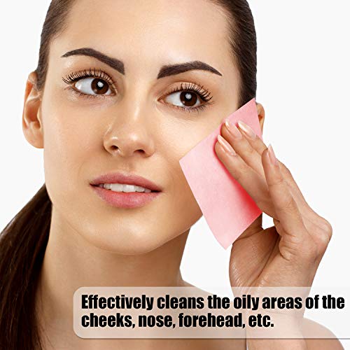 500 Counts Flax Oil Blotting Paper Sheets Oil Absorbing Tissues Sheets