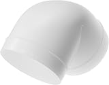 Repa Market 90 Degree 6 inch 150mm Plastic Ducting Elbow Ventilation Connector view 8
