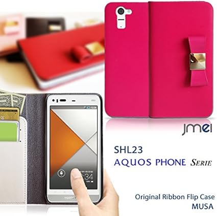 Amazon Aquos Phone Serie Shl23 Au 対応 本革 手帳型 レザー リボンフリップケース Musa ムーサ ホワイト アクオスフォン セリエ Shl23 エーユー スマホ カバー スマホケース 携帯カバー Microusb ケーブル 充電器 対応 手帳型 ケース ケース カバー 通販