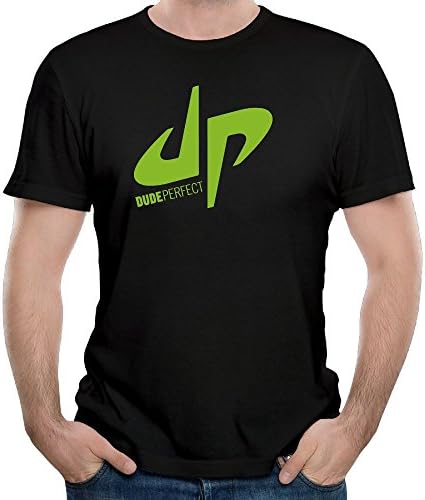 ZHXR Men Youtube Dude Perfect DP Logo Classic Outline Design T-Shirt