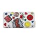 Badiya Gothic 3 Pretty Sugar Skull Wallet for Women Vintage Clutch Bag Halloween Gift