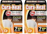 Cura-Heat Back and Shoulder Pain Patches Pack of 2, 24h Heat Relief