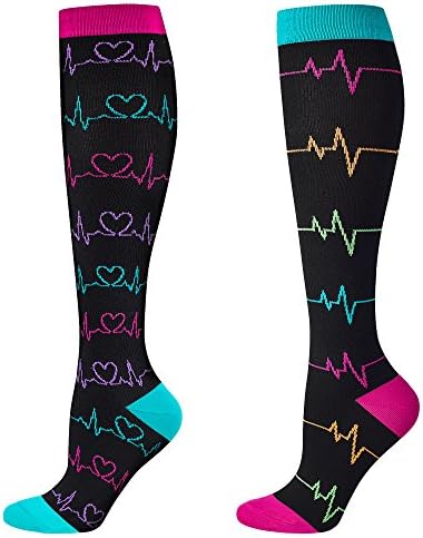 Compression Socks Women and Men, 20-30mmHg, Best for Nurses, Travel, Pregnancy