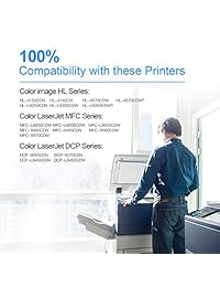 LxTek   Cartucho de tóner compatible con Brother TN336 TN315 TN310 TN331 de alto rendimiento para impresora Brother HL L8350CDW HL 4150CDN MFC L8600CDW MFC L8850CDW MFC 9970CDW (color negro, cian, magenta, amarillo, 4 unidades)