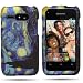 CoverON® BLUE YELLOW Hard Cover Case with STARRY NIGHT Design for KYOCERA C5133 EVENT With PRY- Triangle Case Removal Tool [WCH452]