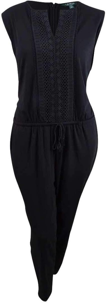 ralph lauren chiffon overlay jumpsuit