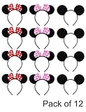 Mickey Minnie Mouse Ears Adult Headband EURICA Mouse Costume Girl Boy for Birthday Party Theme Park Costume Play Celebration