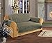 Elegance Linen Quilted Pet Dog Children Kids Furniture Protector Microfiber Slip Cover Sofa, Green
