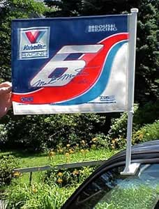 Amazon.com : Mark Martin #6 Valvoline Nascar Auto Flag : Sports Fan ...