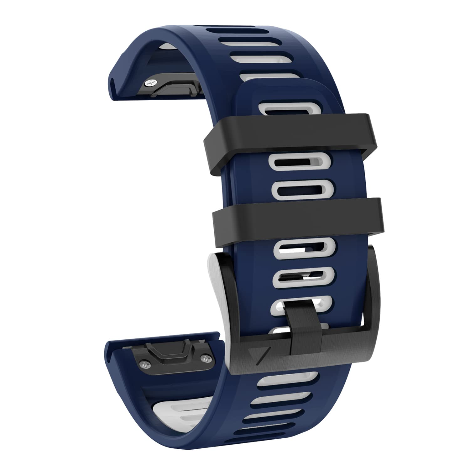 OVERSTEP for Garmin Fenix 6 Strap，22mm Width Soft Silicone Replacement Band Watch Strap for Fenix 6/Fenix 6 Pro/Fenix 7/Fenix 5/Fenix 5 Plus/Forerunner 935/Forerunner945/Approach S60/Quatix 5