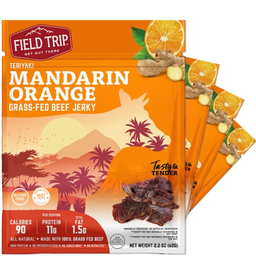 Field Trip Grass Fed Beef Jerky, Healthy Gluten Free Snacks, All