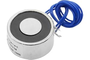 TOMSHIELE 34 x 18mm 180N DC12V Lifting Electromagnet Electric Lifting Magnet Electromagnet Solenoid Lift Holding