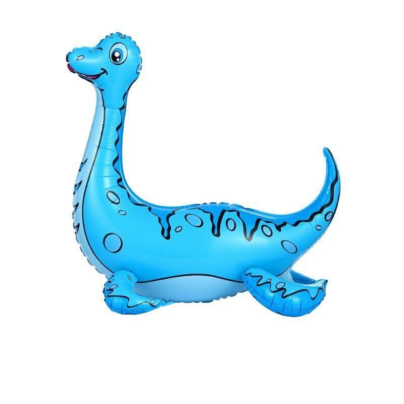 Blue Plesiosaurus 3D Dinosaur Foil Balloon, 60cm
