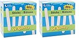 Loew Cornell 1021253 Woodsies Jumbo Craft Sticks (2-Pack, Total 600)
