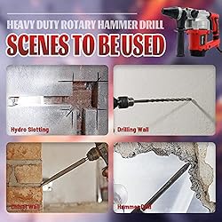 1-1/4 Inch SDS-Plus 13 Amp Heavy Duty Rotary Hammer