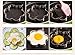 God's kitchen 5 pcs Non stick Ring Molds for Making Cakes, Pancakes, Meatloaf, Biscuits, Fried Egg Ecofriendly Stainless Steel Easy to Clean and Use 5 Different Shapes Great Kitchen Tool