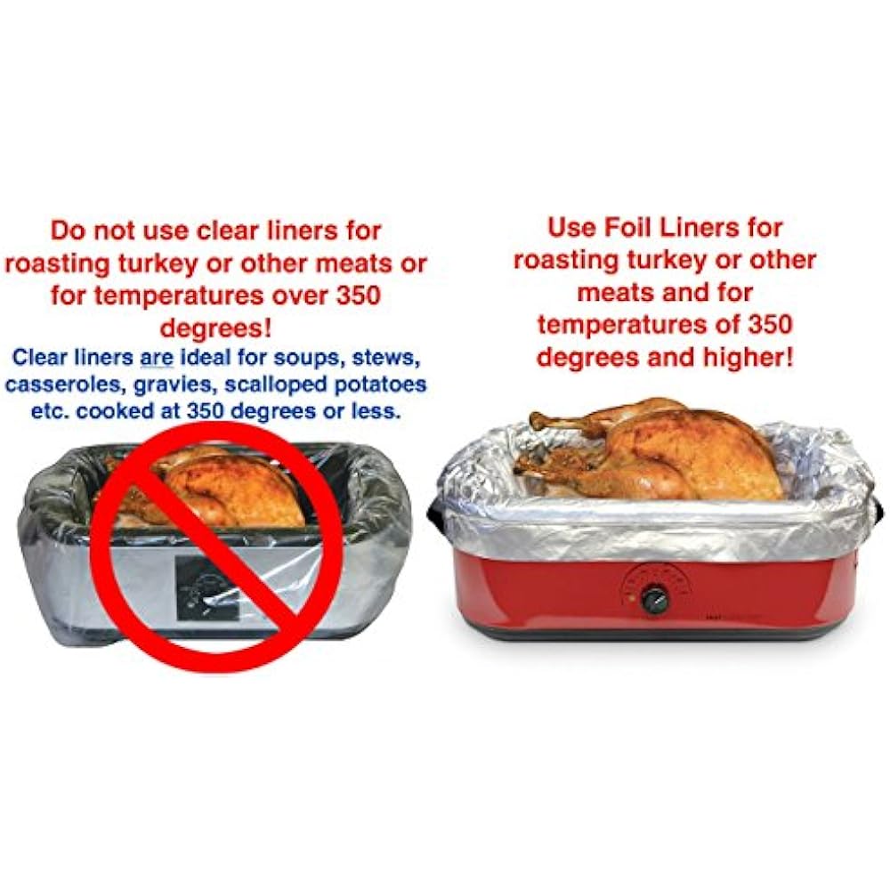 Pansaver Electric Roaster Oven Liners(Pack Of 3) Home " Kitchen