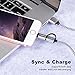 Cablex 2 Pack 3FT 2in1 Lightning and Micro USB Cable Nylon Braided Sync and Charging Cable Cord Compatible with iPhone 7/7Plus/6s plus/6s/6 plus/6/5s/5c/5, iPad /iPod, Samsung, HTC, and More(Black)