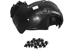 Parts N Go 1999-2007 Silverado Sierra Fender Liner with Clips Front Passenger Side Right GM1247110 15095669