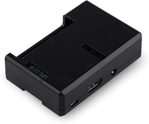 Monland Estuche Protector de Abs para Raspberry Pi 2B / 3B / 3B + (Negro)