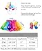 Layered Rainbow Tutu Skirts with Unicorn Horn Headband Outfits for Little Girls (Colorful, M(2-4 Years))