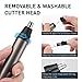 Nose Hair Trimmer Ear Trimmer for Men Women, Electric Hair Clippers Trimmers Remover Ear trimmer/Nose trimmer with Water Resistant Dual Edge Blades, Mute Motor,Battery-Operated, IPX7 Waterproof