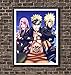 Ninja Poster Manga Anime Slayer Hunter SSS Ghoul Wall Decor Canvas Art Print,8 x 10 Inches,No Frame,Set of 4
