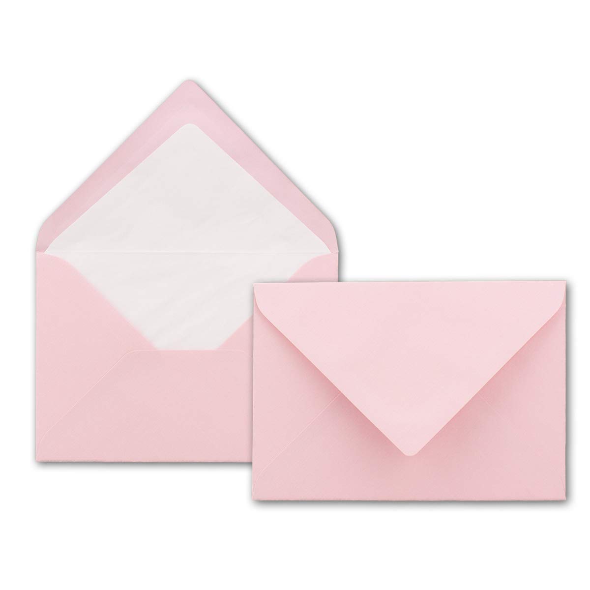 Envelopes B6 125 x 176 mm Pink with Inner Lining 25 Stück Pink — image 1