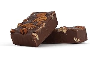 UNCLE BUTCH'S FUDGE Uncle Butch’s Chocolate Pecan Fudge Candy – Toasted Pecans Fudge Freshly Made in Small Batches with Real Butter – Creamy, Decadent, Handcrafted & No-Marshmallow Recipe (24 oz)