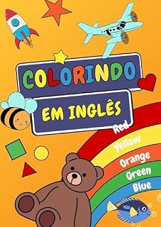 Livro Colorindo em Inglês: Trazendo vida vibrante à sua imaginação