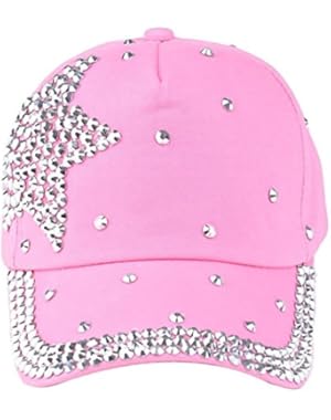 Clearance! Kids Child Toddler Boy Girls Bling Rhinestone Baseball Hat Summer Sun Protection Hat Cap