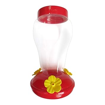 Fineday 2pc Wide Mouth Waist Hummingbird Feeder Free Nectar Patio