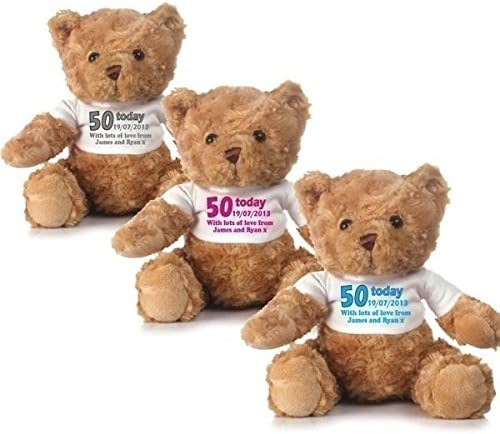 50th birthday teddy bears