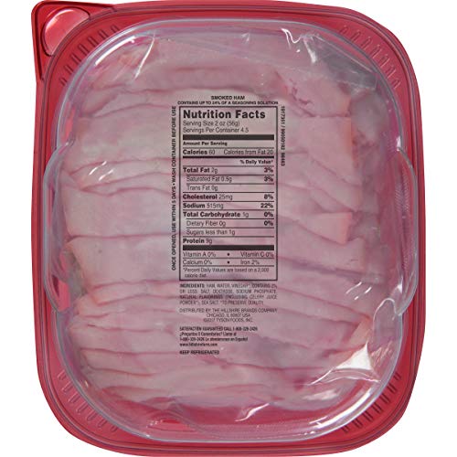 Hillshire Farm Ultra Thin Sliced Lunchmeat, Smoked Ham, 9 oz.