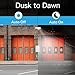 Amico 22W Dusk to Dawn LED Outdoor Lighting,LED Security Light 6000K IP65 Waterproof Dual Head Flood Light